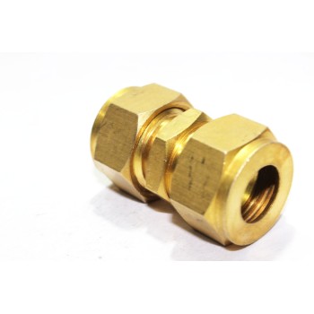 Brass Equal Union Olive Couplings Straight Compression Ferrule Fitting